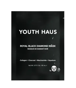 Skin Gym Youth Haus Royal Black Diamond™ Face Mask (SINGLE)
