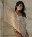 Made in Italy Vienna Ribbon Knit Crochet Batwing Top
