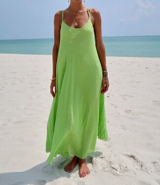 Made in Italy Robe en gaze de coton Leila