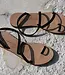 Carolina Santo Domingo Linosa Black Sandal