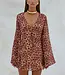 Runaway The Label Anura Mini Dress - Leopard Print
