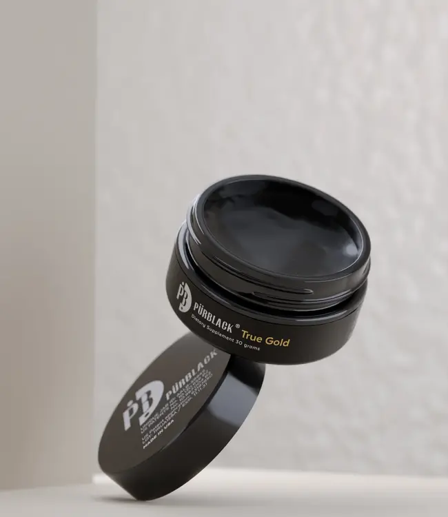 Pürblack Shilajit Live Résine avec True Gold 555 PPM, 30 grammes