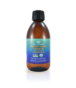 Queen of the Thrones Organic Cold Pressed Golden Castor Oil 250ml