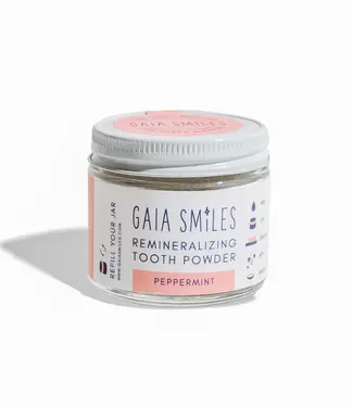 Gaia Smiles Peppermint Tooth Powder