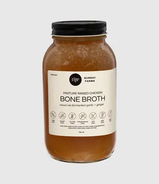 Ripe Lifestyle Liquid Gold Chicken Bone Broth with Fermented Garlic & Ginger