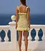 Runaway The Label Ava Mini Dress - Lemon