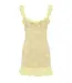 Runaway The Label Ava Mini Dress - Lemon