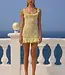 Runaway The Label Ava Mini Dress - Lemon