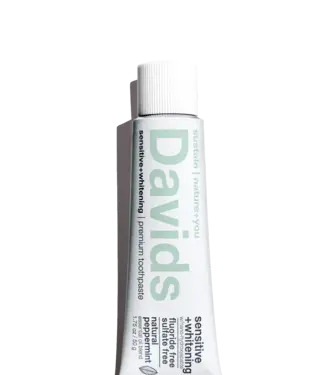 David's Toothpaste Davids Hydroxi™ travel size premium toothpaste / sensitive+whitening nano-hydroxyapatite / peppermint / 1.75 oz
