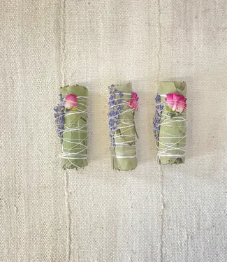 Catherine Rising Small Lavender and Pink Rose Eucalyptus Bundle