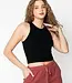 C'est Moi Bamboo Ribbed Tank