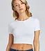 C'est Moi Bamboo Short Sleeve Crop Top