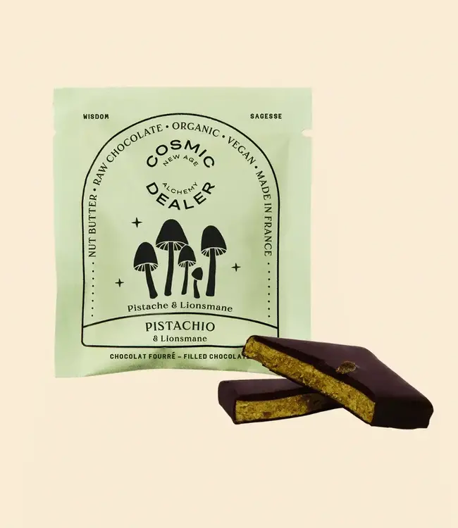 Cosmic Dealer Pistachio & Lion's Mane Nut Butter Chocolate