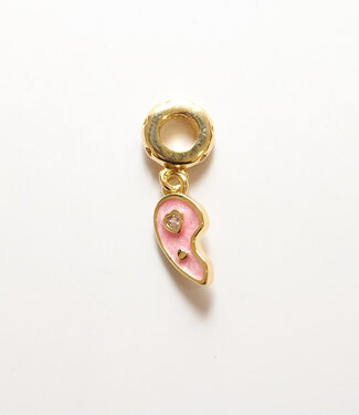 Pink  Angel Wing Charm