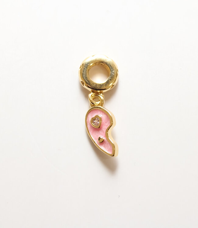 Pink Angel Wing Charm