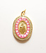 Large Crystal Madonna Charm
