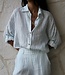 Made in Italy Striped Shirt Blue 2025