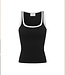 Runaway The Label Angelo Tank - Black/White