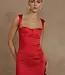 Runaway The Label Claudelle Mini Dress - Red