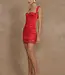 Runaway The Label Claudelle Mini Dress - Red