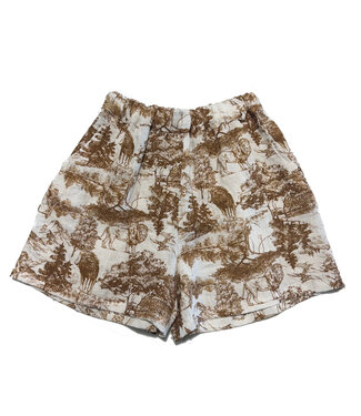 Made in Italy Toile Linen Shorts