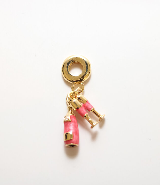 Le Brow Bar Champagne Bottle Cluster Charm