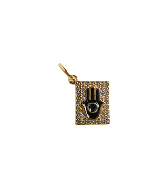 Le Brow Bar Pavé Hamsa Charm