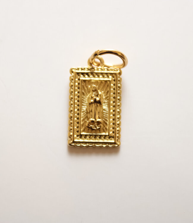 Le Brow Bar Mini Madonna Rectangular Charm