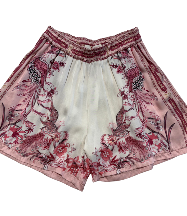 Made in Italy Printed Shorts Pink