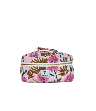 Le Brow Bar Quilted Vanity Case Small Blush