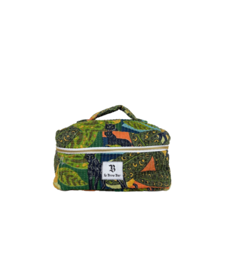 Le Brow Bar Quilted Vanity Case Small Panther