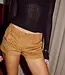Runaway The Label Zaela Mini Shorts - Tan