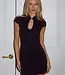 Runaway The Label Vieno Keyhole Fitted Mini Dress