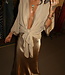 Made in Italy Gold Viscose Wrap Top
