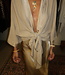 Made in Italy Gold Viscose Wrap Top