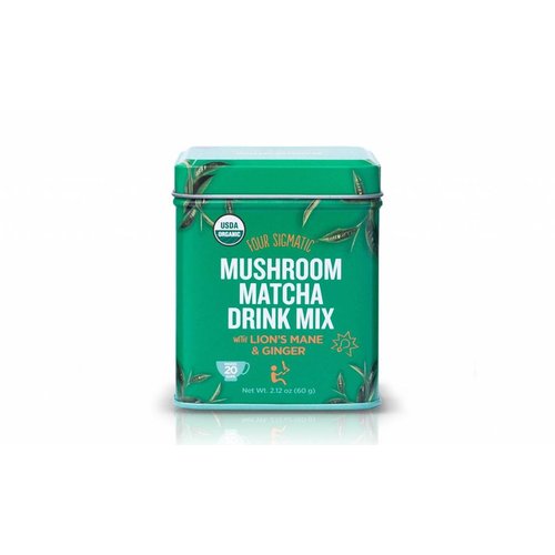 Four Sigmatic Mushroom Matcha With Lion's Mane Tin Four Sigmatic Mushroom Matcha With Lion's Mane Tin