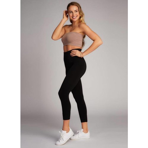 C'est Moi Bamboo 3/4 High Waisted Leggings C'est Moi Bamboo 3/4 High Waisted Leggings