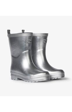 grey rain boots
