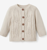 baby cable knit cardigan