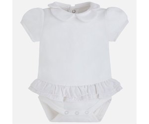 ruffle baby romper