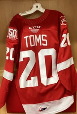 Toms 21/22 Red Game Worn Jersey