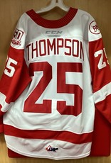 Jack Thompson 21/22 White Game Worn Jersey