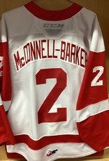 Brodie McConnell-Barker White 22/23 Game Worn