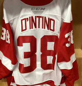 Jordan D'Intino White 22/23 Game Worn