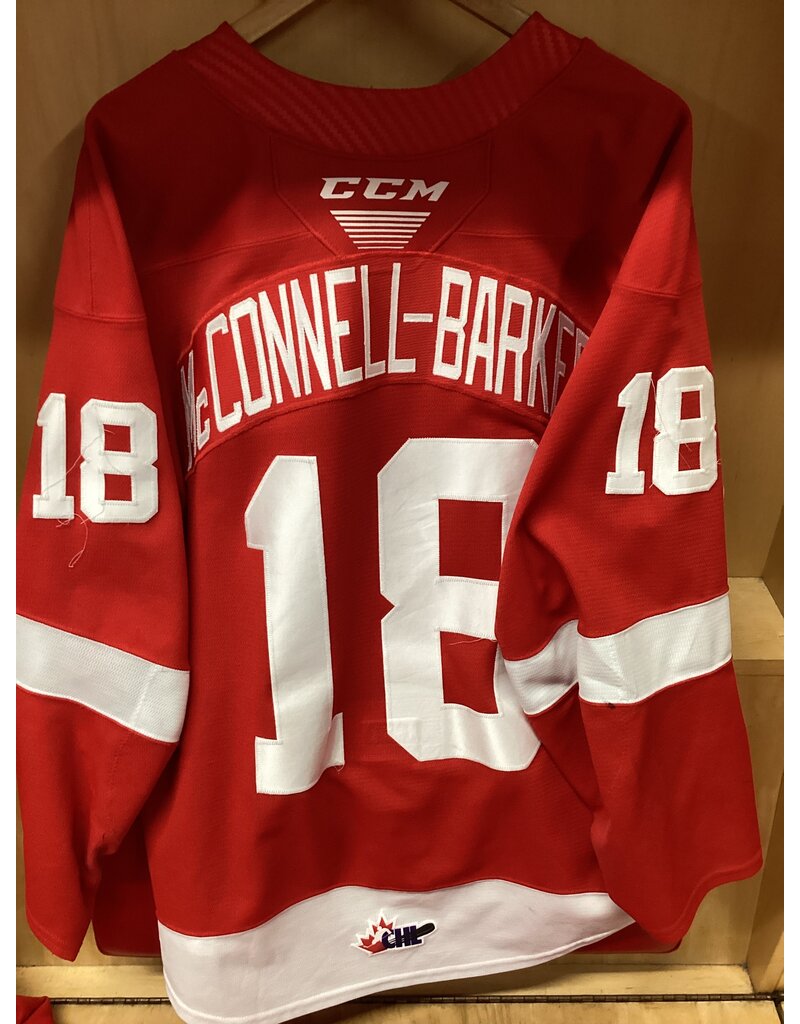 Bryce McConnell-Barker Red 22/23 Game Worn