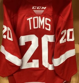 Connor Toms Red 22/23 Game Worn