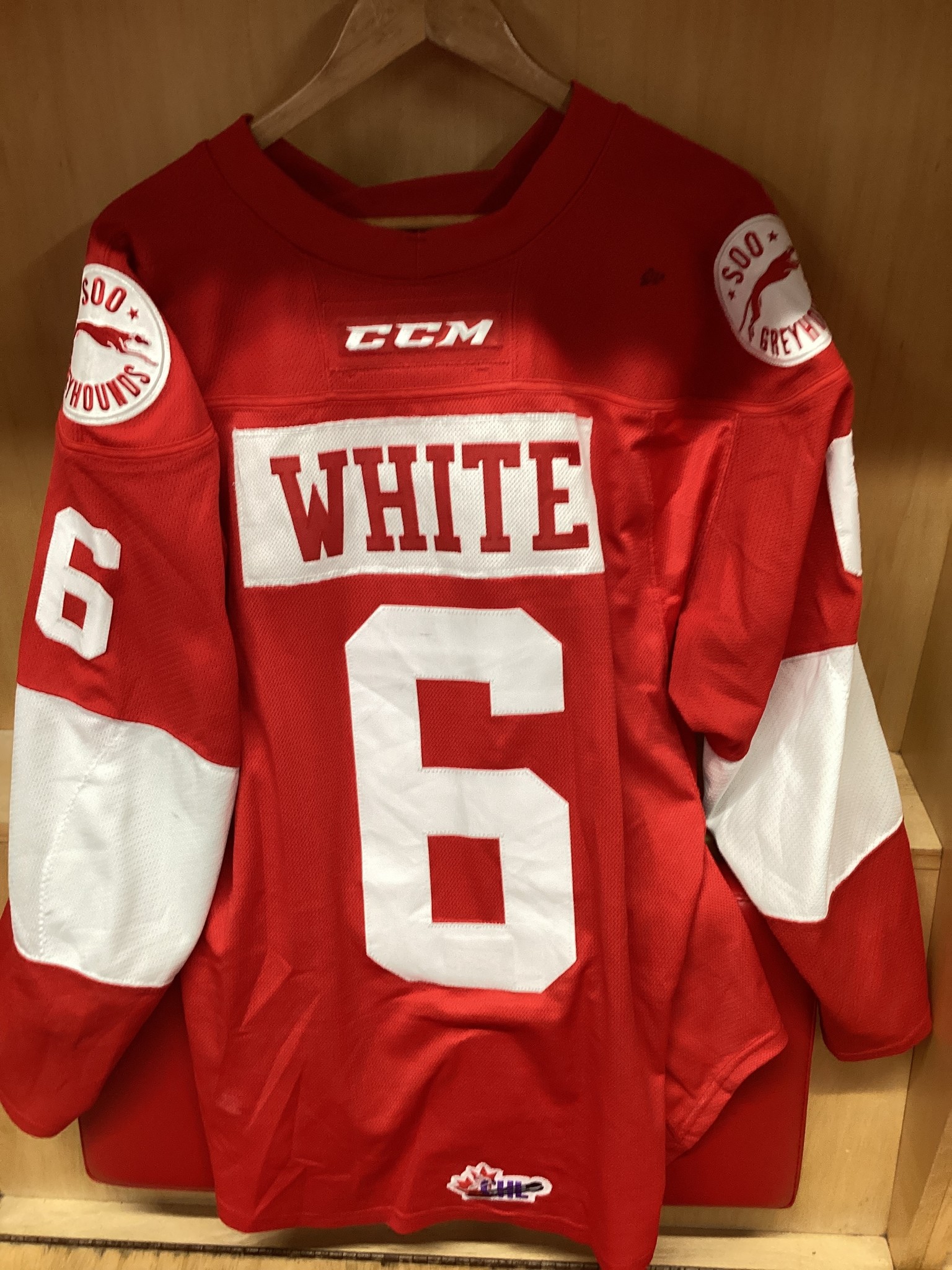 Colton White 3rd jersey 15/16 Game Worn