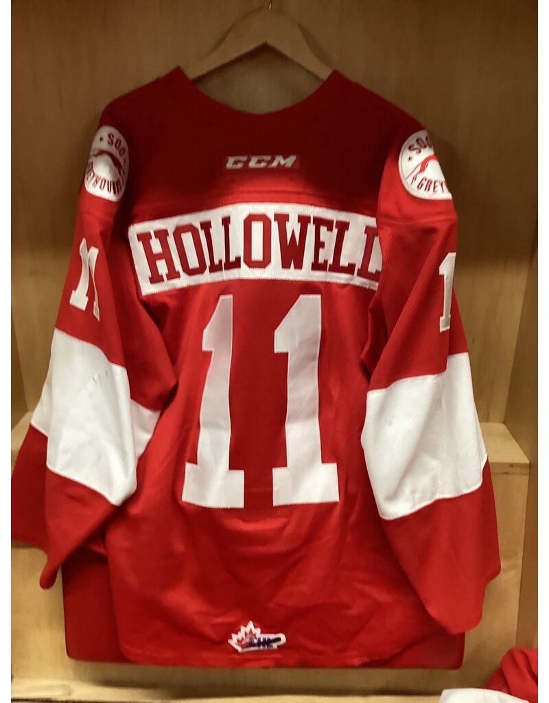 Mac Hollowell #11  Game Worn 18/19 3rd Jersey
