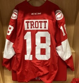 Zack Trott #18 Game Worn 18/19 3rd Jersey