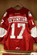 Keeghan Howdeshell #17 Game Worn 17/18 3rd Jersey